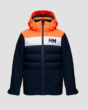 Kurtka Narciarska Chłopięca Helly Hansen Jr Cyclone Jacket Granatowa