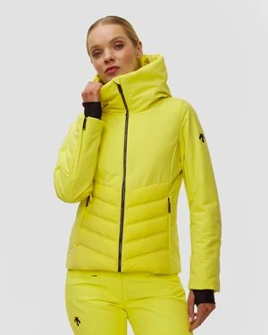 Kurtka Narciarska Damska Descente Puff Jacket żółta