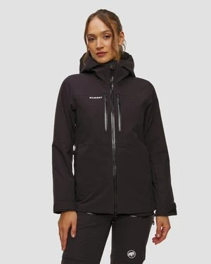 Kurtka Narciarska Damska Mammut Stoney Hs Thermo Hooded Jacket Women Czarna