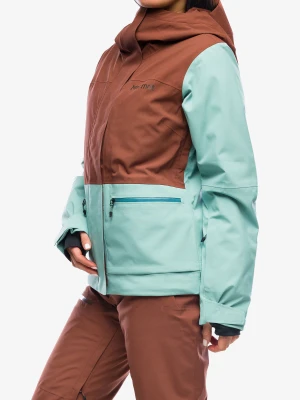 Kurtka narciarska damska Marmot Refuge Jacket - chocolate/blue agave