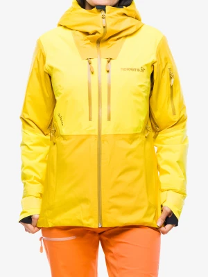 Kurtka narciarska damska Norrona Lofoten GORE-TEX Thermo100 Jacket - blazing yellow/sulphur