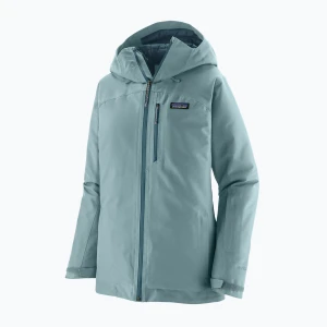 Kurtka narciarska damska Patagonia Insulated Powder Town blue sage