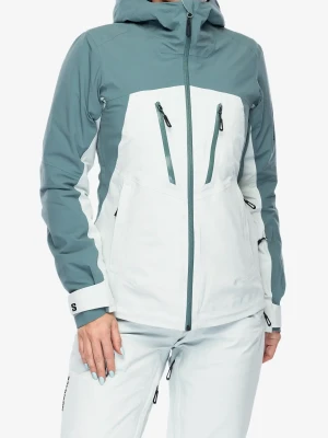 Kurtka narciarska damska Salomon Brilliant Jacket - blue/north atla