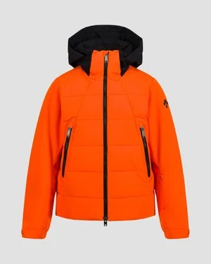 Kurtka Narciarska Dziecięca Descente Jr Puff Jacket Pomarańczowa