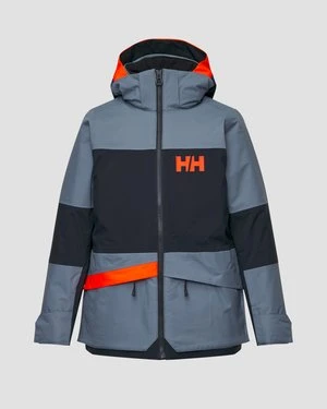 Kurtka Narciarska Dziecięca Helly Hansen Jr Summit 2.0 Jacket Granatowa