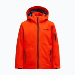 Kurtka narciarska dziecięca Peak Performance JR Maroon Insulated solar burst Czerwony