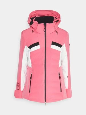 Kurtka narciarska EA7 Emporio Armani różowy