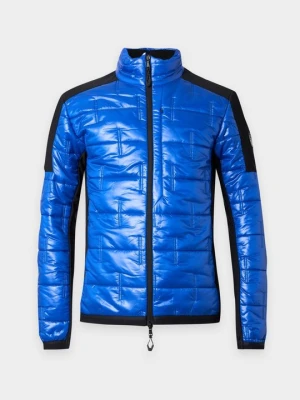 Kurtka narciarska EA7 Emporio Armani błękit królewski