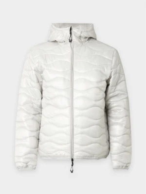 Kurtka narciarska EA7 Emporio Armani mleczny