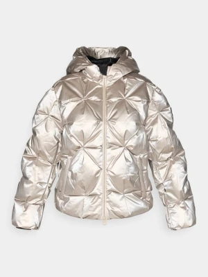 Kurtka narciarska EA7 Emporio Armani w kolorze złota