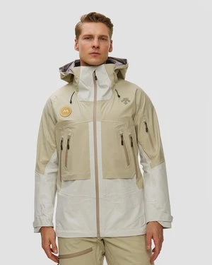 Kurtka Narciarska Hardsheel Męska Descente S.i.o Shell 3l Jacket Beżowa
