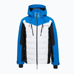 Kurtka narciarska męska BERGSON Velox Stx ibiza blue / white