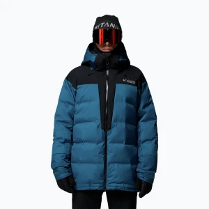 Kurtka narciarska męska Columbia Glacier Ridge Down phoenix blue / black