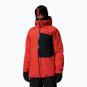 Kurtka narciarska męska Columbia Winter District III super sonic / black Pomarańczowy