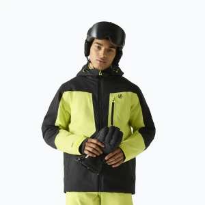Kurtka narciarska męska Dare 2b Halfpipe IV Jacket mango mint / black Żółty
