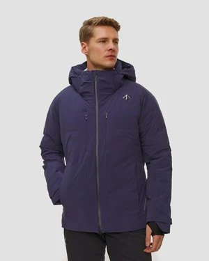 Kurtka Narciarska Męska Descente Hybrid Down Jacket Swiss Team Granatowa