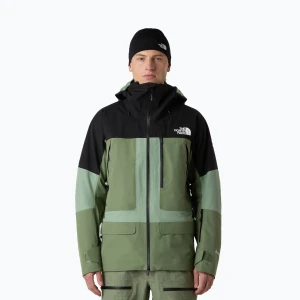 Kurtka narciarska męska The North Face Summit Verbier GTX Tnf black / slate moss / bark mist Zielony