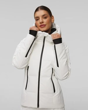 Kurtka narciarska puchowa damska Descente Welded Down Off White