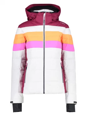 CMP Kurtka narciarska w kolorze białym ze wzorem rozmiar: 36