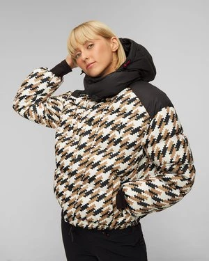 Kurtka Narciarska W Pepitkę Perfect Moment Houndstooth Moment Puffer Ii