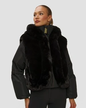 Kurtka Narciarska Z Futerkiem Goldbergh Gold Exclusive Amore