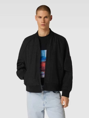Kurtka o kroju oversized z zamkiem błyskawicznym model ;EXPOSED’ Calvin Klein Jeans