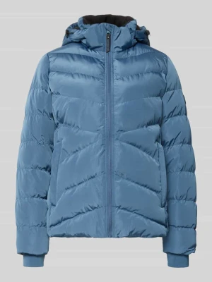 Kurtka o kroju regular fit w pikowanym wyglądzie model 'Synria' Cars Niebieski