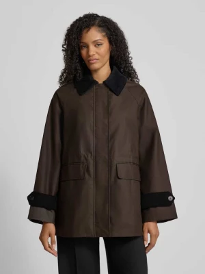 Kurtka o kroju regular fit z czystej, woskowanej bawełny model ‘WILMA’ Selected Femme