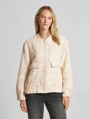 Kurtka o kroju regular fit z dodatkiem wełny model ‘LIETTA’ YAS