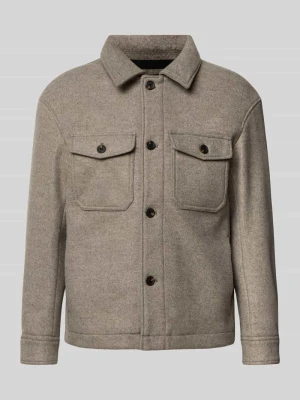 Kurtka o kroju regular fit z dodatkiem wełny model ‘MITCH’ Selected Homme