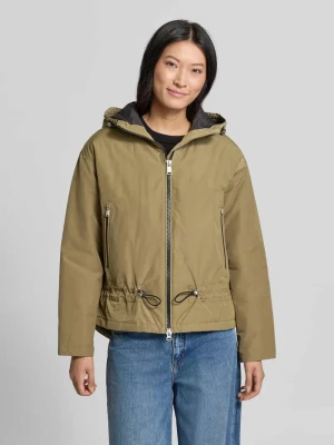 kurtka o kroju regular fit z domieszką bawełny Fuchs Schmitt Khaki