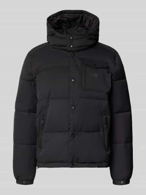 kurtka o kroju regular fit z domieszką bawełny, z efektem pikowania Scotch & Soda Czarny
