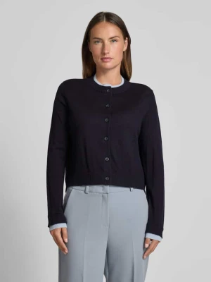 Kurtka o kroju regular fit z dzianiny z czystej wełny model ‘FOCE’ MAX&Co.