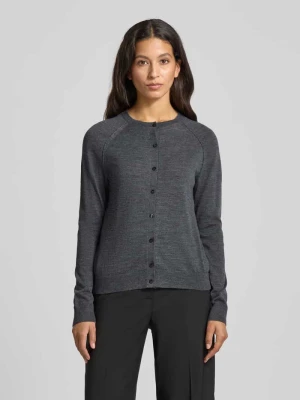 Kurtka o kroju regular fit z dzianiny z czystej żywej wełny model ‘FONAMI’ Boss