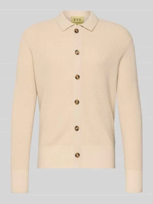 Kurtka o kroju regular fit z dzianiny z dodatkiem kaszmiru FTC-Cashmere