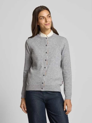 Kurtka o kroju regular fit z dzianiny z mieszanki wełny i bawełny model ‘PENDLE’ Barbour