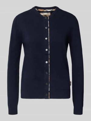 Kurtka o kroju regular fit z dzianiny z mieszanki wełny i bawełny model ‘PENDLE’ Barbour