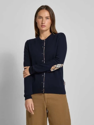 Kurtka o kroju regular fit z dzianiny z mieszanki wełny i bawełny model ‘PENDLE’ Barbour