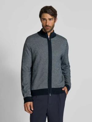 Kurtka o kroju regular fit z dzianiny z mieszanki wełny model ‘H-HETERNO’ Boss