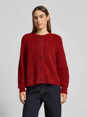 Kurtka o kroju regular fit z dzianiny z mieszanki wełny z dodatkiem wełny z alpaki model ‘LULU’ Selected Femme