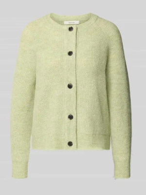 Kurtka o kroju regular fit z dzianiny z mieszanki wełny z dodatkiem wełny z alpaki model ‘LULU’ Selected Femme