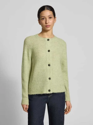 Kurtka o kroju regular fit z dzianiny z mieszanki wełny z dodatkiem wełny z alpaki model ‘LULU’ Selected Femme