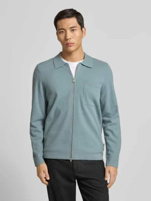 Kurtka o kroju regular fit z dzianiny z mieszanki żywej wełny Marc O'Polo