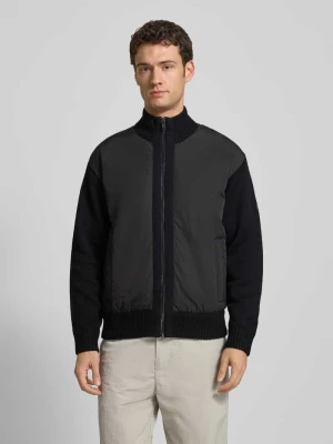 Kurtka o kroju regular fit z dzianiny z mieszanki żywej wełny model ‘KORADO’ Boss Orange