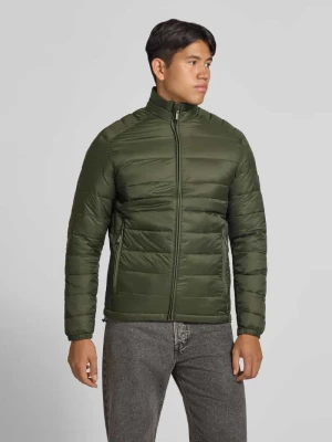 kurtka o kroju regular fit z efektem pikowania model 'Kingsley' Jack&Jones Oliwkowy