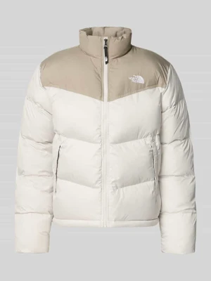kurtka o kroju regular fit z efektem pikowania model 'SAIKURU' The North Face Złamany biały