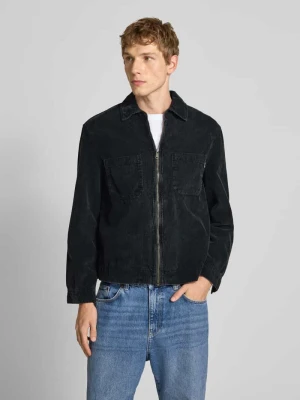 Kurtka o kroju regular fit z fakturowanym wzorem REVIEW