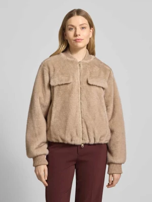 Kurtka o kroju regular fit z imitacji futra z zamkiem błyskawicznym dwustronnym Beaumont Amsterdam