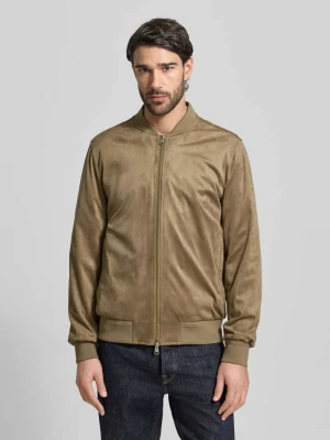 Kurtka o kroju regular fit z imitacji skóry model ‘Rapid’ CINQUE