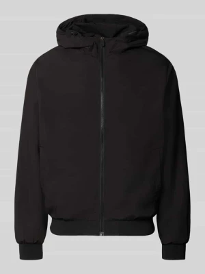 kurtka o kroju regular fit z kapturem model 'Charge' Jack&Jones Czarny